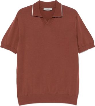 Canali T-shirt in jersey - Marrone
