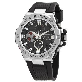 Casio G-Shock Youth Alarm Chronograph Quartz Black Dial Mens Watch GSTB100-1A