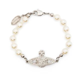 Vivienne Westwood Mini Bas Relief Bracelet - female - Vivienne Westwood - Bracelets - Yellow - ONE SIZE - Accessories