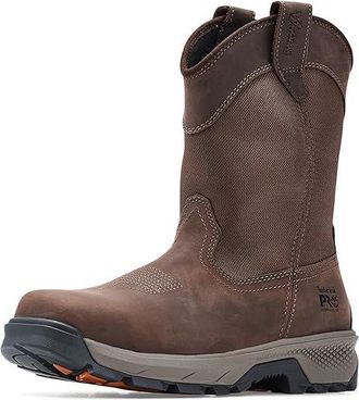 Timberland Titan EV Pull-On Composite Safety Toe Industrial Work Boots Mens Shoes Dark Brown Full Grain : 10.5 D - Medium