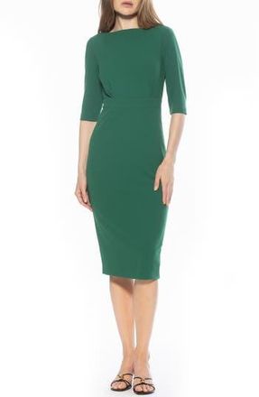 Alexia Admor Seraphina Sheath Dress in Green at Nordstrom Rack, Size Small