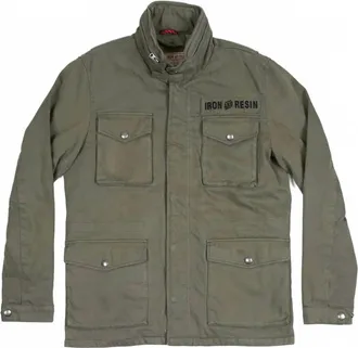 Iron And Resin Mens M65 Jacket In Olive
