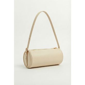 FURNIQ Harley Leather Handbag in Beige at Nordstrom