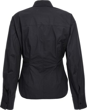 The Attico Womens Black Cotton Blouse