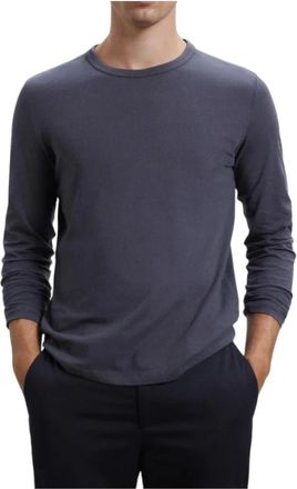 Ecoalf Long Sleeve Tops, male, Blue, Size: S Long Sleeve T-shirt Nabil