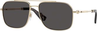 Burberry BE3159 110987 Womens Sunglasses Gold Size 59
