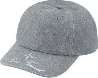 SUPREME FW23 Week 10 STONE ISLAND Twill 6-Panel Cap Grey SUP-FW23-2419