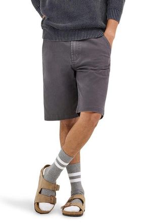 Wrangler Casey Jones Stretch Cotton Shorts in Faded Black at Nordstrom, Size 31