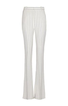 Balmain Straight-leg pinstripe trousers in White at Nordstrom, Size 40 Eu