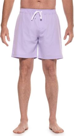 Coolibar Mens Swim Shorts 7 1/2 - UPF 50+ Sun Protection - Kahuna in Lavendula at Nordstrom, Size X-Large
