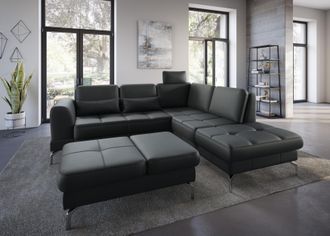 Sit&more Hocker »Bendigo« mit Klappfunktion, Bodenfreiheit 15 cm, wahlweise in 2 Fussfarben