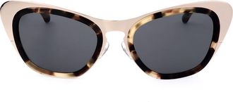 Linda Farrow ERDEM EDM17 C2 Womens Sunglasses Gold Size 53