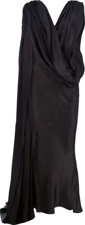 Haider Ackermann Abito con scollo convertibile - Nero