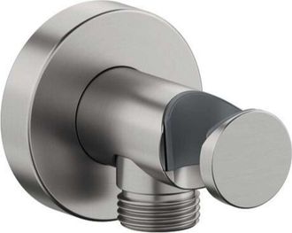 Duravit Codo De Conexi&oacute;n A Pared Duravit, Roseta Redonda, 55x102mm