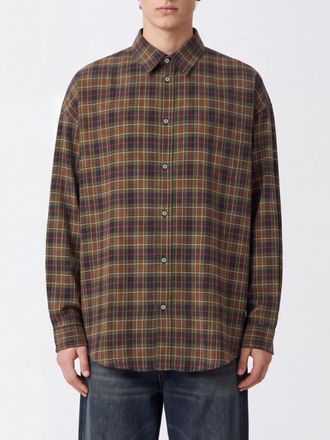 Acne Studios Camicia a quadri tartan in misto lana e mohair