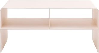 Kare Design C&oacute;moda baja crema 90 x 44 cm de acero color crema