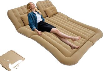 OEM Colch&oacute;n Hinchable De Pvc De Alta Calidad, 190 Cm X 135 Cm, Capacidad De Hasta 300 Kg, Compatible Con Suv, Incluye Bomba De Aire Y Cojines