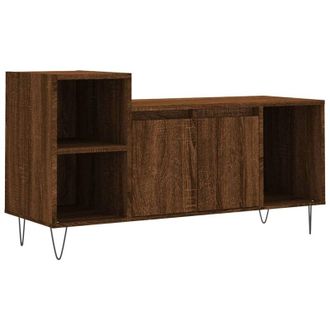 vidaXL Vidaxl - tv Cabinet Brown Oak 100x35x55 cm Engineered Wood