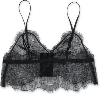 Anine Bing Elegante Kant Bralette voor Vrouwen - Dames - BHs - Zwart - M - Nylon - Ondergoed