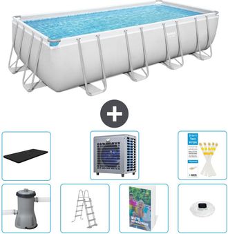 Bestway Piscina Bestway Power Steel Rectangular - 488x244x122 Cm - 8-piezas S523