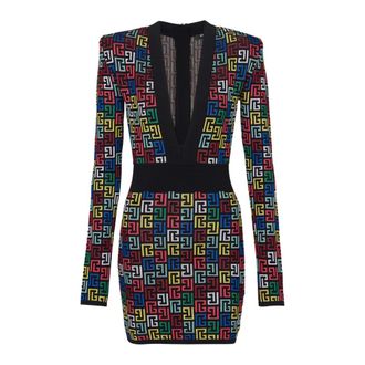 Balmain Mujer, Vestidos, Multicolor, Talla: M