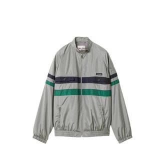 Miu Miu Technical Silk Blouson Jacket