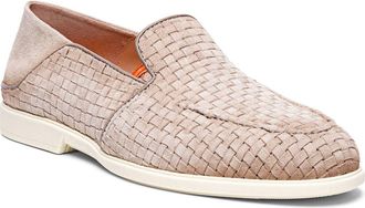 Santoni Woven Loafer in Light Brown at Nordstrom Rack, Size 10.5