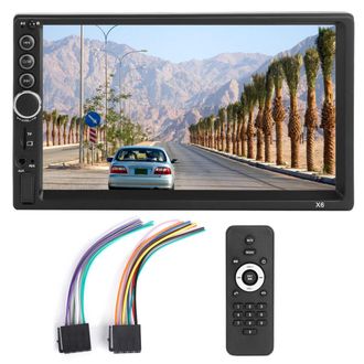 OEM Compatible Con Radios De Coche Universales De 12 V, Con Funciones De Llamadas Manos Libres Bluetooth Y C&aacute;mara De Marcha Atr&aacute;s, Pantalla T&aacute;ctil De Alta