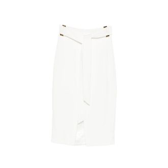 Elisabetta Franchi Belt-detail Midi Skirt
