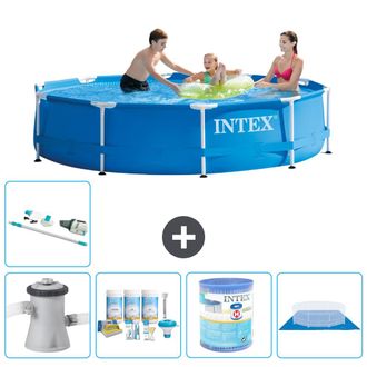 Intex Piscina Con Estructura Redonda - 305x76 Cm - 8-piezas S41670