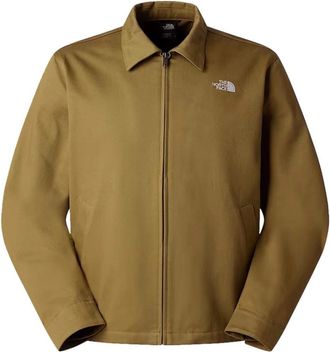 The North Face Twill Collared Jacket - Heren - Binnenjassen - Bruin - XL - Nylon - Fitness