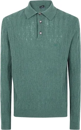 Etro Truien & Vesten, Heren, Groen, M, Cashmere Truien