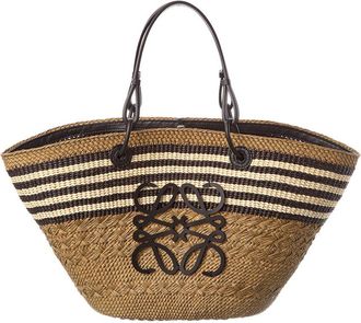 Loewe Anagram Medium Palm & Leather Basket Bag