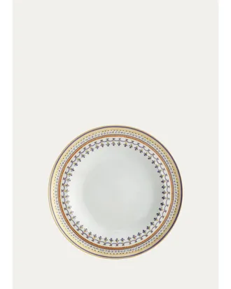 Mottahedeh Chinoise Blue Rim Soup Bowl