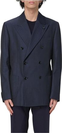 Lardini Hombre, Chaquetas, Azul, Talla: M
