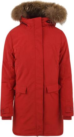 Bomboogie Winterjas - Dames - Winterjassen - Rood - S - Leer - Jassen
