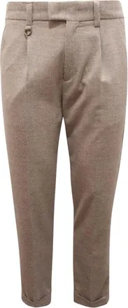 Paolo Pecora Hombre, Pantalones, Beige, Talla: S