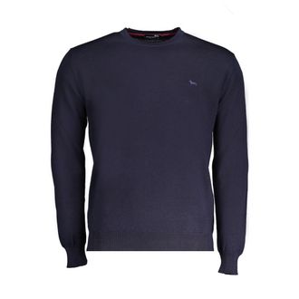 Harmont & Blaine Blue Wool Men Mens Sweater