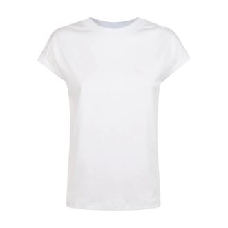 Eleventy Crew Neck T-shirt - female - Eleventy - T-Shirts - White - XS - Tops