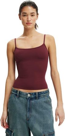 Cotton On Womens Hold Me Cami in Sour Cherry at Nordstrom, Size Xxx-Small
