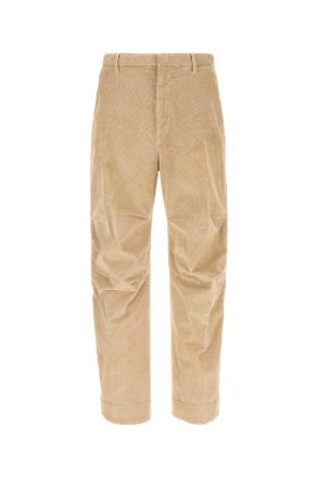 Dsquared2 Mens Beige Stretch Corduroy Pant - Tan Cotton - Size EU 50 (Mens)