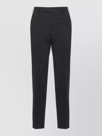 Pantaloni Torino virgin wool straight-leg tailored trousers