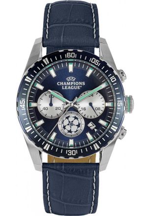 Jacques Lemans CL-102A Mens Championsleague Watch - Silver - One Size