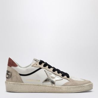 Golden Goose Sneaker Ball Star bianca/beige/platino/ruggine