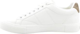 Guess Cribe Logolu Sneaker - Heren - Sneakers - Wit - 43 EU - Schoenen