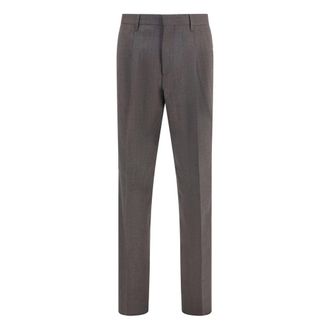 Lardini Tailored Viscose Pantalon - Heren - Broeken - Bruin - Maat: L Viscose