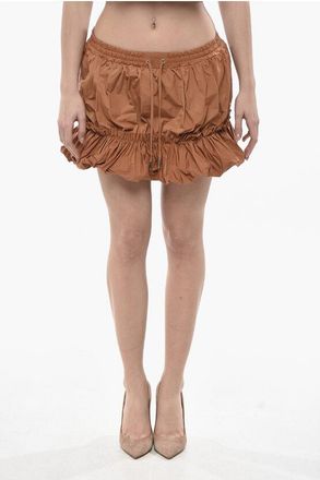 Dsquared2 Pleated Miniskirt CANDY Solid-Colored size 38
