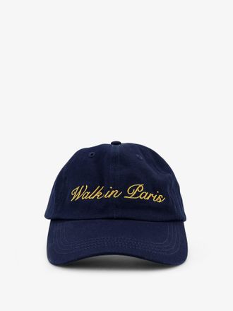 Walk In Paris Cappello in denim con ricamo frontale - WALK IN PARIS - gender_Man