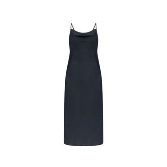 AllSaints Hadley Jurk - Dames - Casual kleedjes - Blauw - M - Polyester - Kleedjes