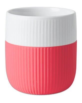 ROYAL COPENHAGEN Fluted Contrast Hibiscus Mug With $4 Credit